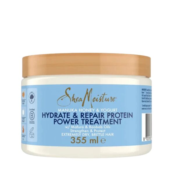 Shea Moisture Yogurt Hydrate and Manuka Honey + Repair Protein-strong Treatment 355ml